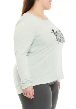 Buy 🌟 Ocean + Coast® Plus Size Long Sleeve Graphic T-Shirt 🔥 -Ocean + Coast® Sales Store Belk 1006