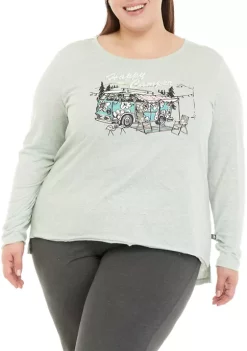 Buy 🌟 Ocean + Coast® Plus Size Long Sleeve Graphic T-Shirt 🔥 -Ocean + Coast® Sales Store Belk 1007