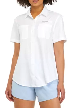 Coupon ⌛ Ocean + Coast® 👩 Women's Short Sleeve Fishing 👚 Shirt 😉
