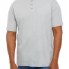 Buy ⭐ Ocean + Coast® Big & Tall Short Sleeve Henley 👕 Shirt 🔥