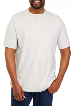 Buy ⭐ Ocean + Coast® Big & Tall Short Sleeve Henley 👕 Shirt 🔥 -Ocean + Coast® Sales Store Belk 1139