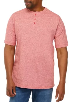 Buy ⭐ Ocean + Coast® Big & Tall Short Sleeve Henley 👕 Shirt 🔥 -Ocean + Coast® Sales Store Belk 1142