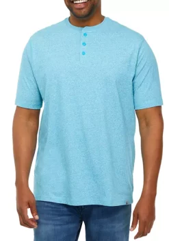 Buy ⭐ Ocean + Coast® Big & Tall Short Sleeve Henley 👕 Shirt 🔥 -Ocean + Coast® Sales Store Belk 1143