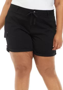 Deals 👏 Ocean + Coast® Plus Size Mid Rise Cargo Shorts 🛒