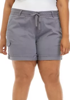 Deals 👏 Ocean + Coast® Plus Size Mid Rise Cargo Shorts 🛒 -Ocean + Coast® Sales Store Belk 1168