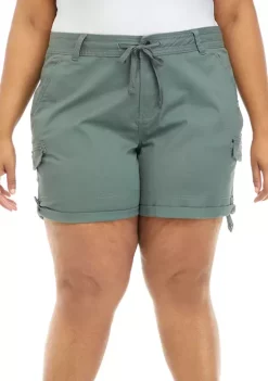 Deals 👏 Ocean + Coast® Plus Size Mid Rise Cargo Shorts 🛒 -Ocean + Coast® Sales Store Belk 1170