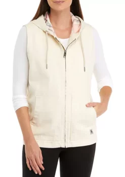Best Sale 🔥 Ocean + Coast® 👩 Women's Lined Canvas Vest 🧨