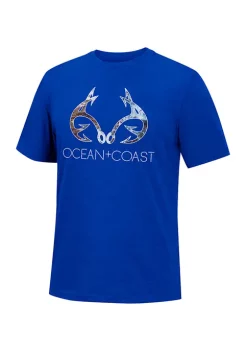 Promo 😀 Ocean + Coast® X RealTree Big & Tall Short Sleeve Graphic T-Shirt 🤩