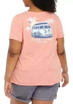 Cheapest ⌛ Ocean + Coast® Plus Size Short Sleeve Graphic T-Shirt 🔥 -Ocean + Coast® Sales Store Belk 1347