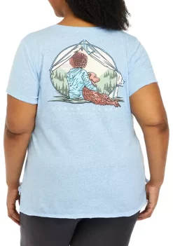Cheapest ⌛ Ocean + Coast® Plus Size Short Sleeve Graphic T-Shirt 🔥 -Ocean + Coast® Sales Store Belk 1350