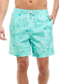 Top 10 😀 Ocean + Coast® 7" Printed Swim Shorts 🤩 -Ocean + Coast® Sales Store Belk 1358