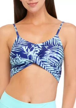 Brand new 😉 Ocean + Coast® Jungle Escape Crossover Bra Swim Top 💯 -Ocean + Coast® Sales Store Belk 1459