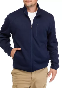 Best Sale 🔔 Ocean + Coast® Sweater Fleece Zip Up Jacket 💯 -Ocean + Coast® Sales Store Belk 149