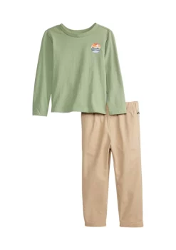 Cheapest 🎉 Ocean + Coast® Toddler Boys Graphic T-Shirt and Pant Set ⌛ -Ocean + Coast® Sales Store Belk 1500