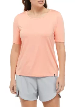 Wholesale 😉 Ocean + Coast® 👩 Women's Elbow Sleeve Cross Back 👚 Shirt 😀 -Ocean + Coast® Sales Store Belk 1581