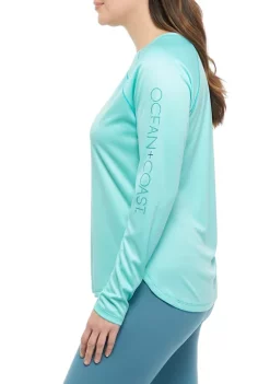 Flash Sale ✔️ Ocean + Coast® Long Raglan Sleeve Outdoor Rashguard 💯 -Ocean + Coast® Sales Store Belk 1585