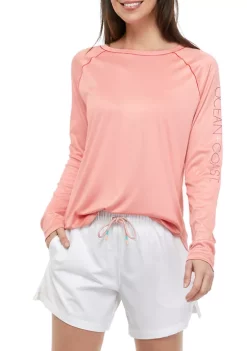 Flash Sale ✔️ Ocean + Coast® Long Raglan Sleeve Outdoor Rashguard 💯 -Ocean + Coast® Sales Store Belk 1586