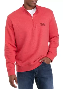 Outlet ⭐ Ocean + Coast® Fleece Quarter Zip Sweatshirt 👍 -Ocean + Coast® Sales Store Belk 159