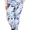 New 😍 Ocean + Coast® Plus Size Full Length Printed Cargo Leggings 🛒