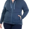 Coupon ❤️ Ocean + Coast® Plus Size Lightweight Full Zip Washed Hoodie 😀