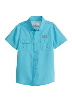 Promo ❤️ Ocean + Coast® Boys 8-20 Short Sleeve Fishing 👕 Shirt 🥰 -Ocean + Coast® Sales Store Belk 1613