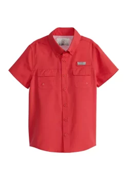Promo ❤️ Ocean + Coast® Boys 8-20 Short Sleeve Fishing 👕 Shirt 🥰 -Ocean + Coast® Sales Store Belk 1616