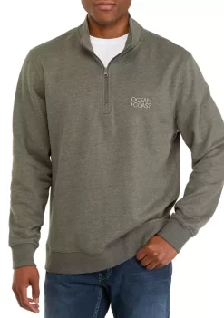 Outlet ⭐ Ocean + Coast® Fleece Quarter Zip Sweatshirt 👍 -Ocean + Coast® Sales Store Belk 163