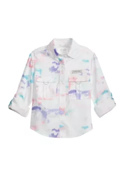 New 👍 Ocean + Coast® 👧 Girls 4-6x Long Sleeve Printed Fishing 👕 Shirt 🧨 -Ocean + Coast® Sales Store Belk 1634