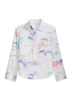 New 👍 Ocean + Coast® 👧 Girls 4-6x Long Sleeve Printed Fishing 👕 Shirt 🧨 -Ocean + Coast® Sales Store Belk 1635