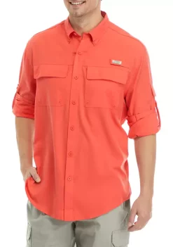 Wholesale 👍 Ocean + Coast® Long Sleeve Solid Fishing 👕 Shirt 😀 -Ocean + Coast® Sales Store Belk 1648