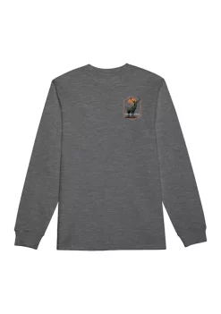 Budget ⌛ Ocean + Coast® Buck with Sunset Graphic T-Shirt 🌟