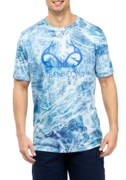 Best deal 🛒 Ocean + Coast® X RealTree Short Sleeve Performance Aspect T-Shirt 🔔 -Ocean + Coast® Sales Store Belk 1703