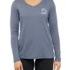 Brand new 🎉 Ocean + Coast® 👩 Women's Long Sleeve V-Neck Graphic T-Shirt 🤩