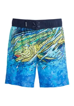 Buy 🥰 Ocean + Coast® Boys 4-7 Printed Board Shorts ✨ -Ocean + Coast® Sales Store Belk 1866
