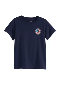 Discount 🧨 Ocean + Coast® Boys 4-7 Short Sleeve Cotton Graphic T-Shirt ⭐