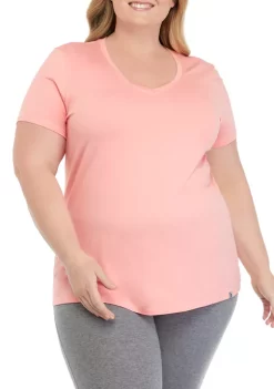 Best deal 🎉 Ocean + Coast® Plus Size V-Neck Solid T-Shirt ✔️ -Ocean + Coast® Sales Store Belk 1936