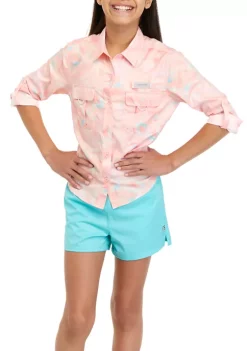 Buy 🌟 Ocean + Coast® 👧 Girls 7-16 Long Sleeve Fishing 👕 Shirt 🎉 -Ocean + Coast® Sales Store Belk 1955