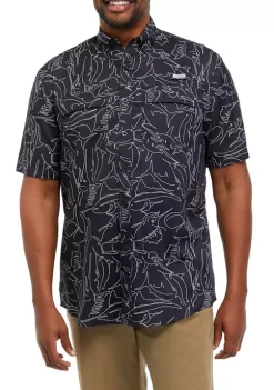 Best Pirce 👍 Ocean + Coast® Big & Tall Printed Fishing 👚 Shirt 😉 -Ocean + Coast® Sales Store Belk 1980