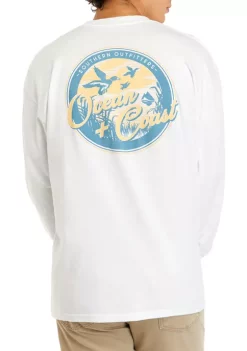 Best reviews of 👏 Ocean + Coast® Long Sleeve Graphic T-Shirt ⌛ -Ocean + Coast® Sales Store Belk 2078