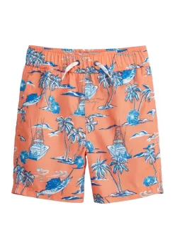 Buy ✔️ Ocean + Coast® Boys 4-7 Printed Swim Trunks 🎁