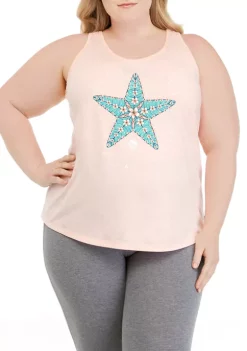 Cheapest 🎁 Ocean + Coast® Plus Size Racerback Graphic Tank 🤩 -Ocean + Coast® Sales Store Belk 2103