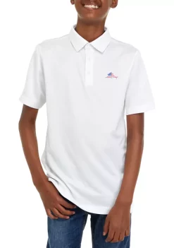 Best Pirce 🧨 Ocean + Coast® Boys 8-20 Short Sleeve Fishing Polo 🛒 -Ocean + Coast® Sales Store Belk 2117