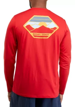 New 😍 Ocean + Coast® Big & Tall Long Sleeve Graphic T-Shirt 👏 -Ocean + Coast® Sales Store Belk 215