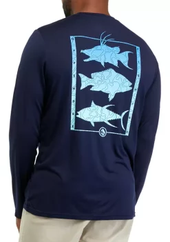 New 😍 Ocean + Coast® Big & Tall Long Sleeve Graphic T-Shirt 👏 -Ocean + Coast® Sales Store Belk 216
