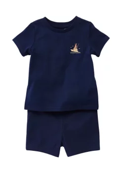 New 👏 Ocean + Coast® Baby Boys Graphic T-Shirt and Shorts Set 🔥 -Ocean + Coast® Sales Store Belk 2171