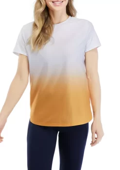 Cheap 🧨 Ocean + Coast® Short Sleeve Dip Dye Knit Rash Guard ✔️