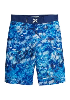 Cheap 🌟 Ocean + Coast® Boys 8-20 Printed Board Shorts 👍 -Ocean + Coast® Sales Store Belk 2189
