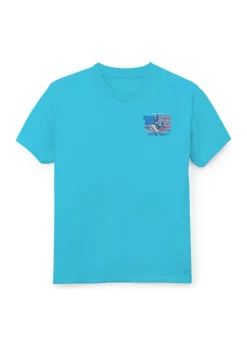 Discount 😍 Ocean + Coast® Boys 8-20 Short Sleeve American Flag Graphic T-Shirt 🧨 -Ocean + Coast® Sales Store Belk 2198