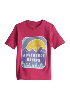 Best Pirce 🎉 Ocean + Coast® Boys 4-7 Adventure Begins Graphic T-Shirt ✔️