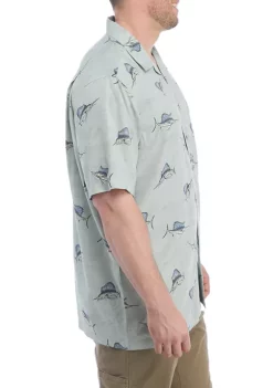 Best deal 🌟 Ocean + Coast® Big & Tall Short Sleeve Iron Gray Button-Down 👚 Shirt 🔥 -Ocean + Coast® Sales Store Belk 2226